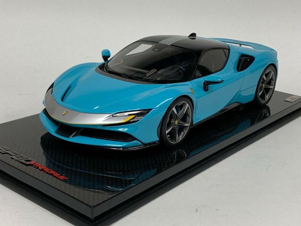 予約品＞ BBR 1/18 Ferrari SF90 XX Stradale Blue 縮ん France