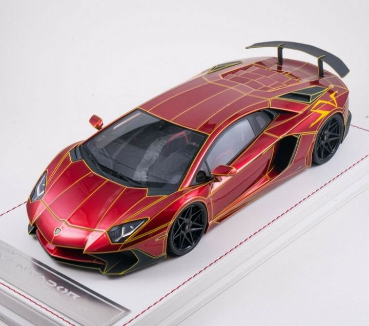 1/18 D&G Lamborghini Aventador SV Iron Man Tron - 【MR BBR MakeUp LOOKSMART  D&Gなどのミニカー専門店】 ヴェルデ