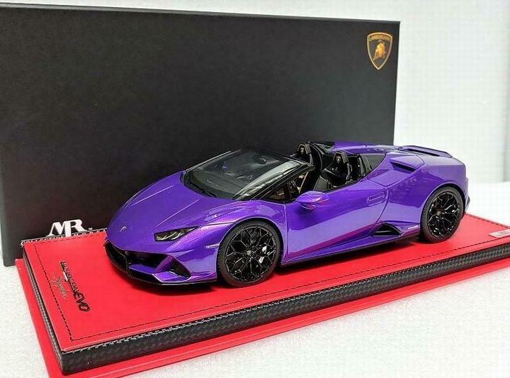 1/18 MR Lamborghini Huracan Evo Spyder Viola Pasifae - 【MR BBR