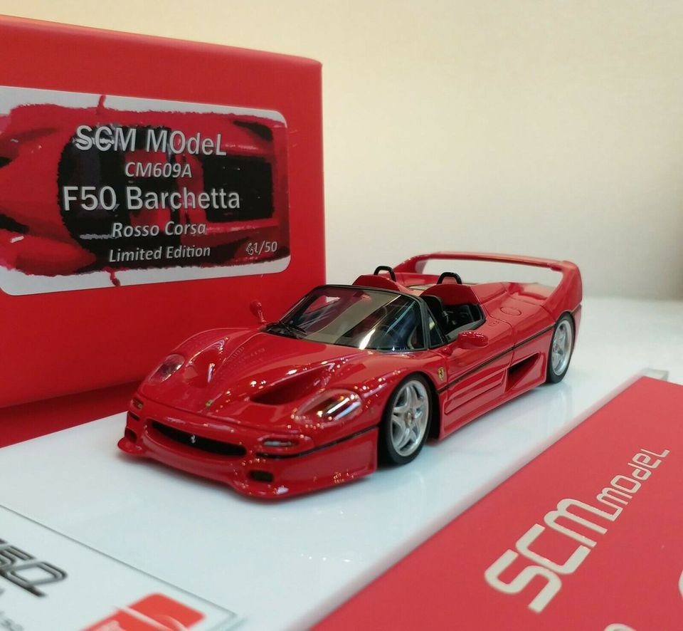 1/43 SCM MODEL Ferrari F50 BARCHETTA ROSSO CORSA - 【MR BBR MakeUp LOOKSMART  D&Gなどのミニカー専門店】 ヴェルデ