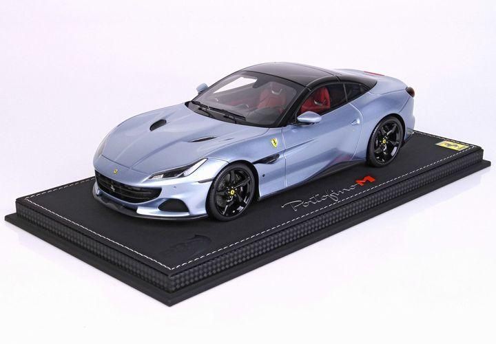 1/18 BBR Ferrari Portofino M Spider closed roof Grigio Alloy