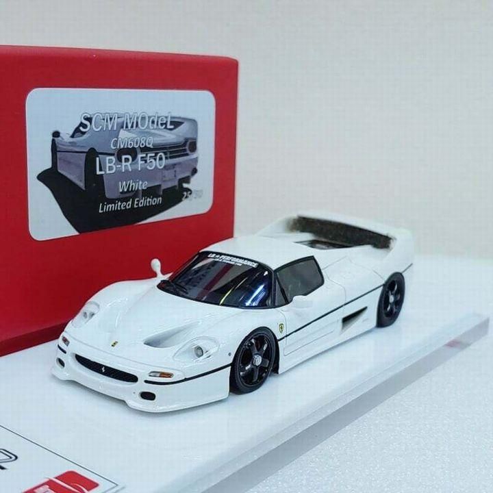 1/43 SCM MODEL Ferrari LB-R F50 White - 【MR BBR MakeUp LOOKSMART