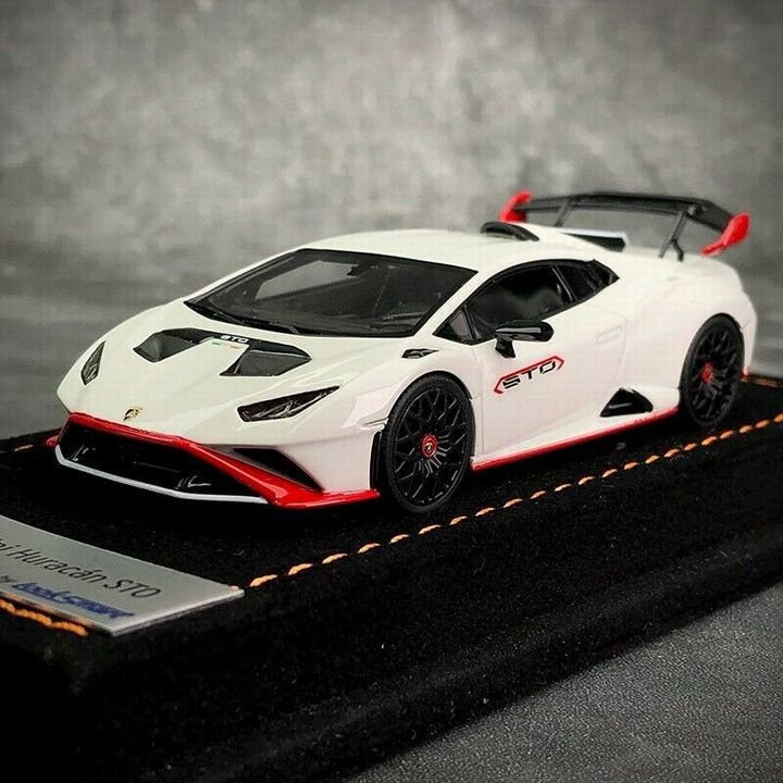 1/43 Looksmart Lamborghini Huracan STO Bianco Monocerus - 【MR BBR MakeUp  LOOKSMART D&Gなどのミニカー専門店】 ヴェルデ