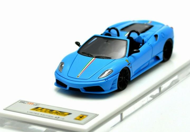 1/43 SCM MODEL Ferrari f430 scuderia spider 16m baby blue - 【MR