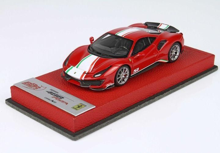1/43 BBR Ferrari 488 Pista Piloti Rosso Corsa Met. - 【MR