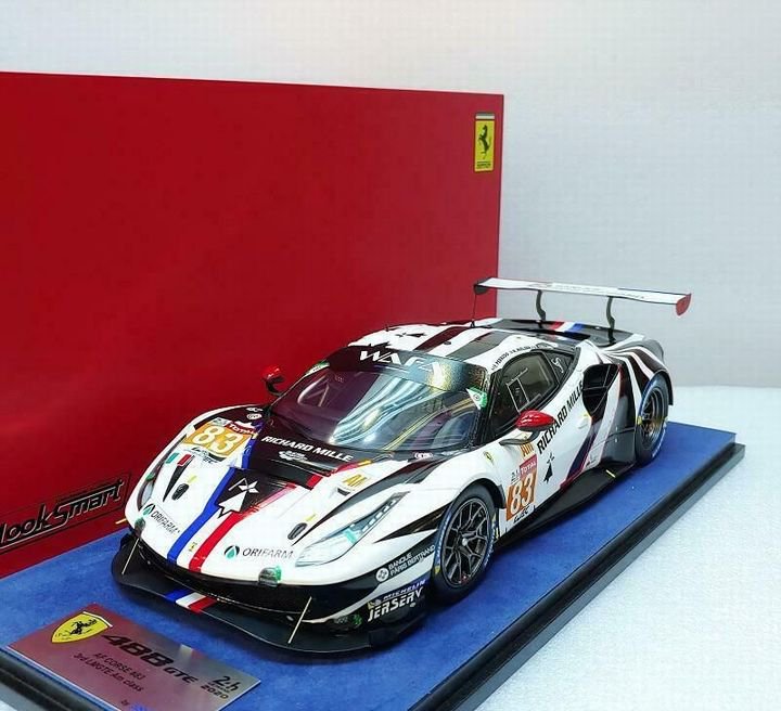 1/18 LOOKSMART Ferrari 488 GTE EVO No.83 AF Corse 24H Le Mans 2020 - 【MR  BBR MakeUp LOOKSMART D&Gなどのミニカー専門店】 ヴェルデ