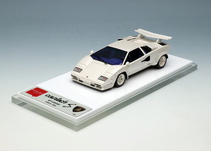 1/43 Make Up Lamborghini Countach LP400S 1984 Pearl White - 【MR BBR MakeUp  LOOKSMART D&Gなどのミニカー専門店】 ヴェルデ