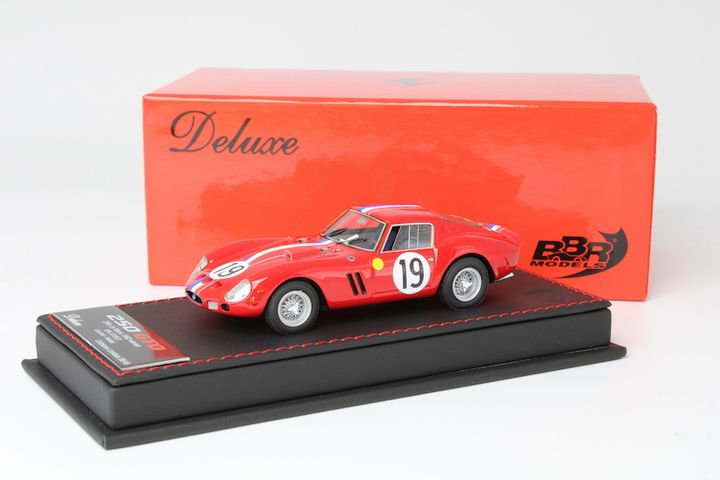 1/43 BBR Ferrari 250 GTO '62 LeMans winner car #19 on black