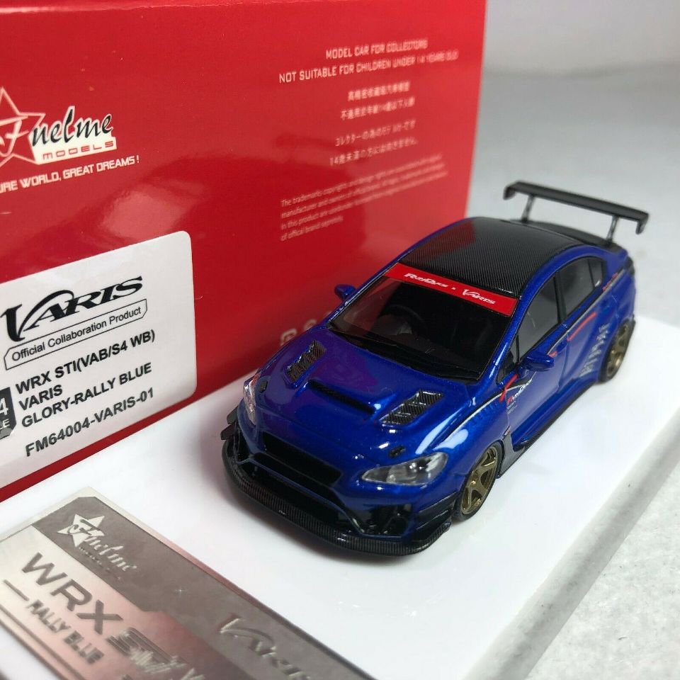 1/64 Fuelme VARIS Subaru WRX STi VAB S4 Rally Blue - 【MR BBR MakeUp  LOOKSMART D&Gなどのミニカー専門店】 ヴェルデ