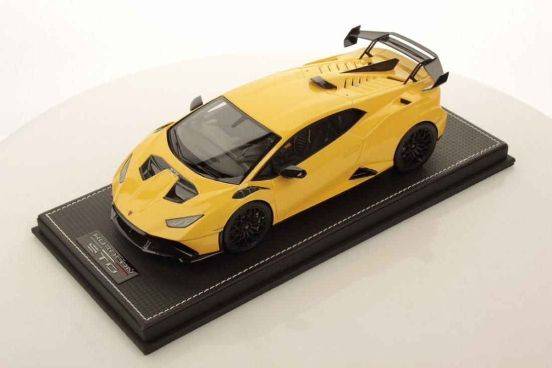 1/18 MR LAMBORGHINI HURACAN STO YELLOW - 【MR BBR 