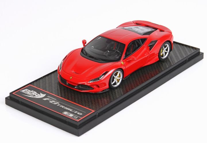 1/43 BBR Ferrari F8 Tributo Rosso Corsa 322 - 【MR BBR MakeUp LOOKSMART  D&Gなどのミニカー専門店】 ヴェルデ