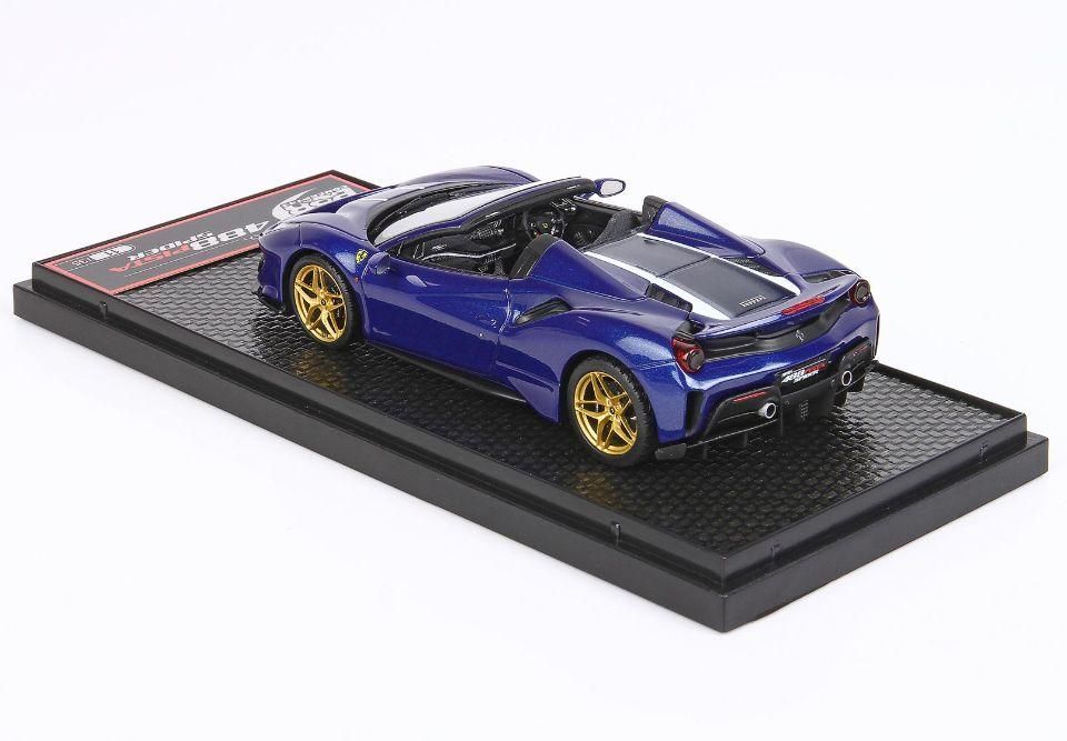 1/43 BBR Ferrari 488 Pista Spider RHD Blue Tour de France - 【MR