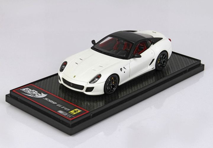 1/43 Ferrari 599 GTO, matt Fuji White - 【MR BBR MakeUp LOOKSMART  D&Gなどのミニカー専門店】 ヴェルデ