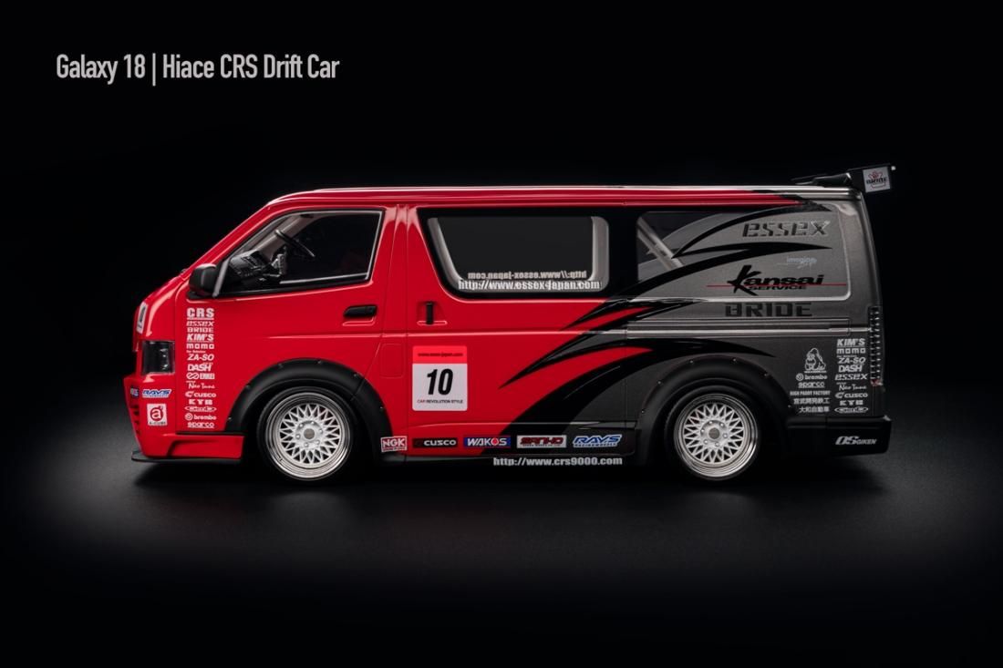 1/18 FUELME Galaxy Hiace CRS Drift Car - 【MR BBR MakeUp LOOKSMART  D&Gなどのミニカー専門店】 ヴェルデ