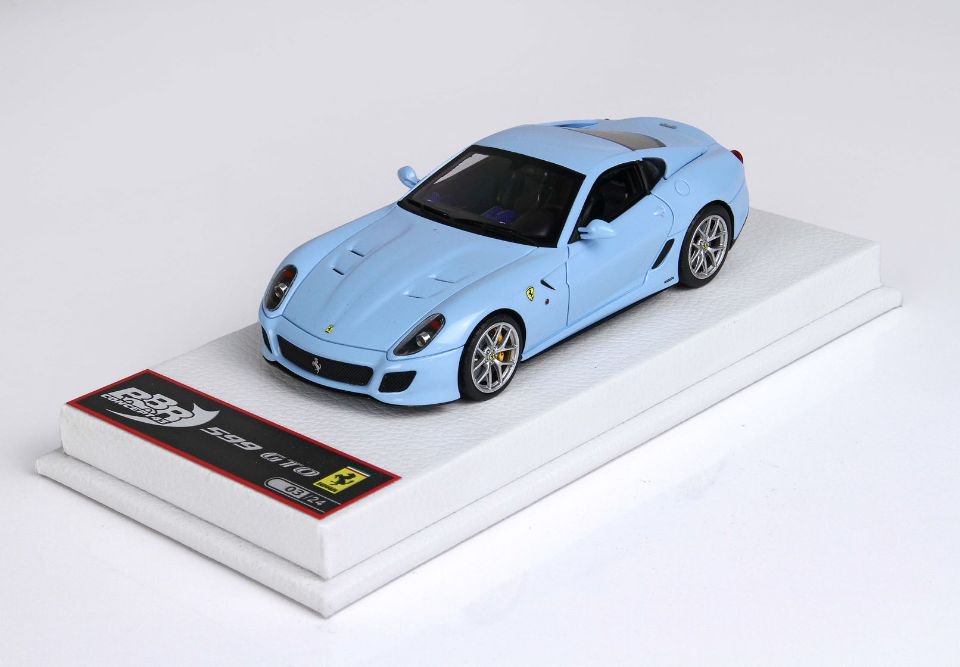 1/43 BBR Ferrari 599 GTO, Azzurro La Plata - 【MR BBR MakeUp LOOKSMART  D&Gなどのミニカー専門店】 ヴェルデ