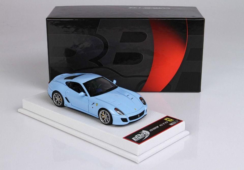 1/43 BBR Ferrari 599 GTO Azzurro La Plata - 【MR BBR MakeUp