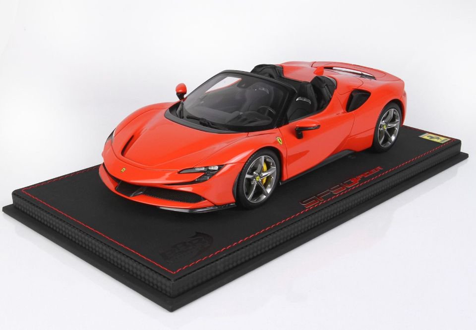 1/18 BBR Ferrari SF90 Spider Rosso Dino - 【MR BBR MakeUp