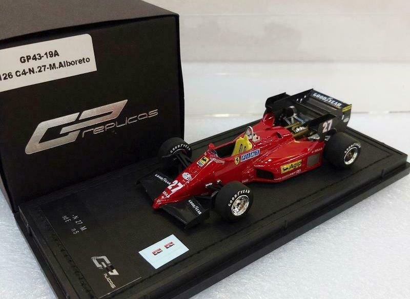 1/43 GP Replicas Ferrari 126 C4 #27 Michele Alboreto, - 【MR BBR MakeUp  LOOKSMART D&Gなどのミニカー専門店】 ヴェルデ