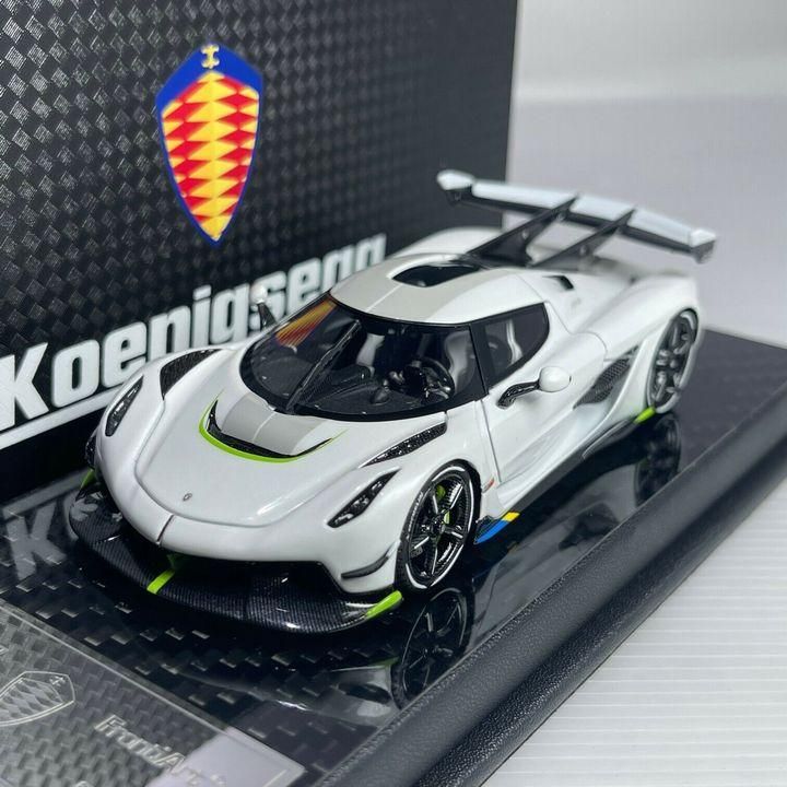 新品 FrontiArt ケーニグセグ jesko ブラックカーボン ミニカー