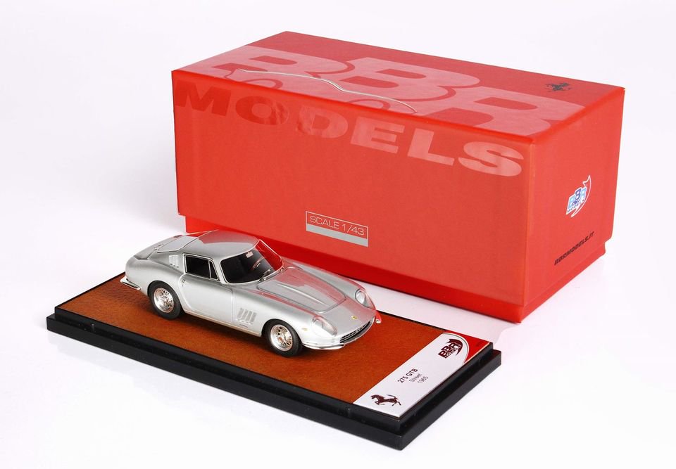 1/43 BBR Ferrari 275 GTB Metallic Grey - 【MR BBR MakeUp LOOKSMART  D&Gなどのミニカー専門店】 ヴェルデ