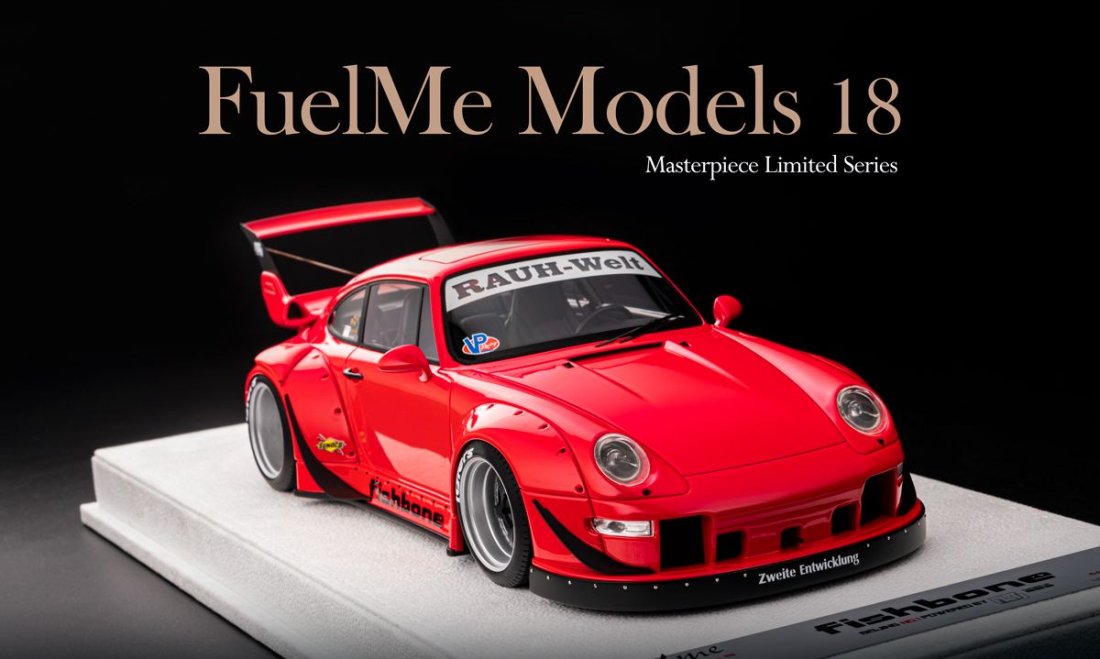 1/18 FuelMe RWB 993 FishBone - 【MR BBR MakeUp LOOKSMART D&Gなどのミニカー専門店】 ヴェルデ