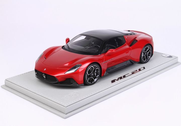 1/18 BBR Maserati MC20 2020, Rosso Vincente - 【MR BBR MakeUp LOOKSMART  D&Gなどのミニカー専門店】 ヴェルデ