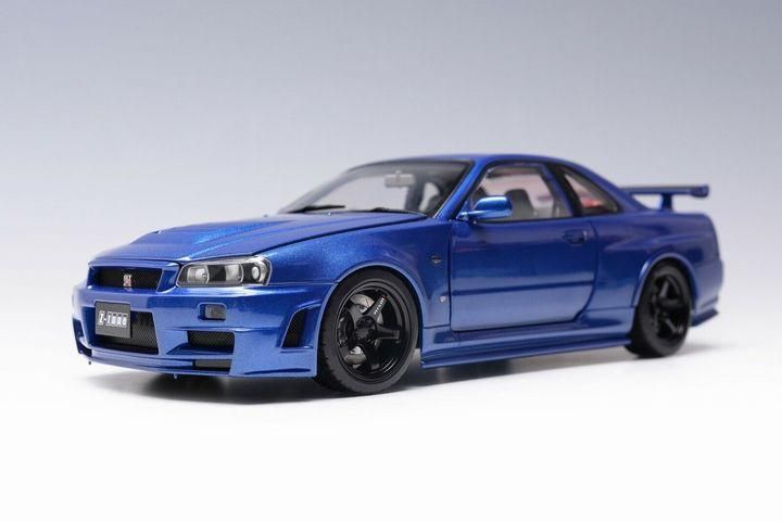 1/18 Motorhelix Nissan Skyline GT-R ( R34 ) Z-Tune Nismo Blue