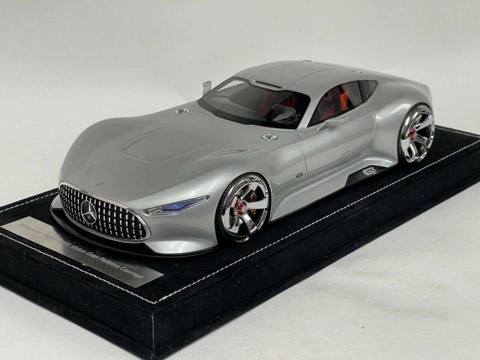 1/18 Mercedes Benz AMG Vision Gran Turismo Concept in Silver - 【MR BBR  MakeUp LOOKSMART Du0026Gなどのミニカー専門店】 ヴェルデ　