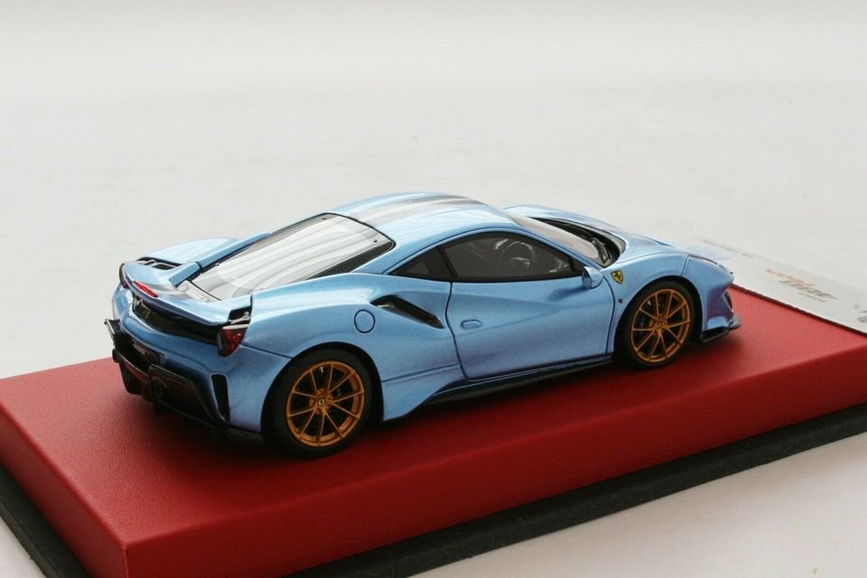 1/43 BBR Ferrari 488 Pista RHD Azzurro california - 【MR BBR MakeUp  LOOKSMART D&Gなどのミニカー専門店】 ヴェルデ