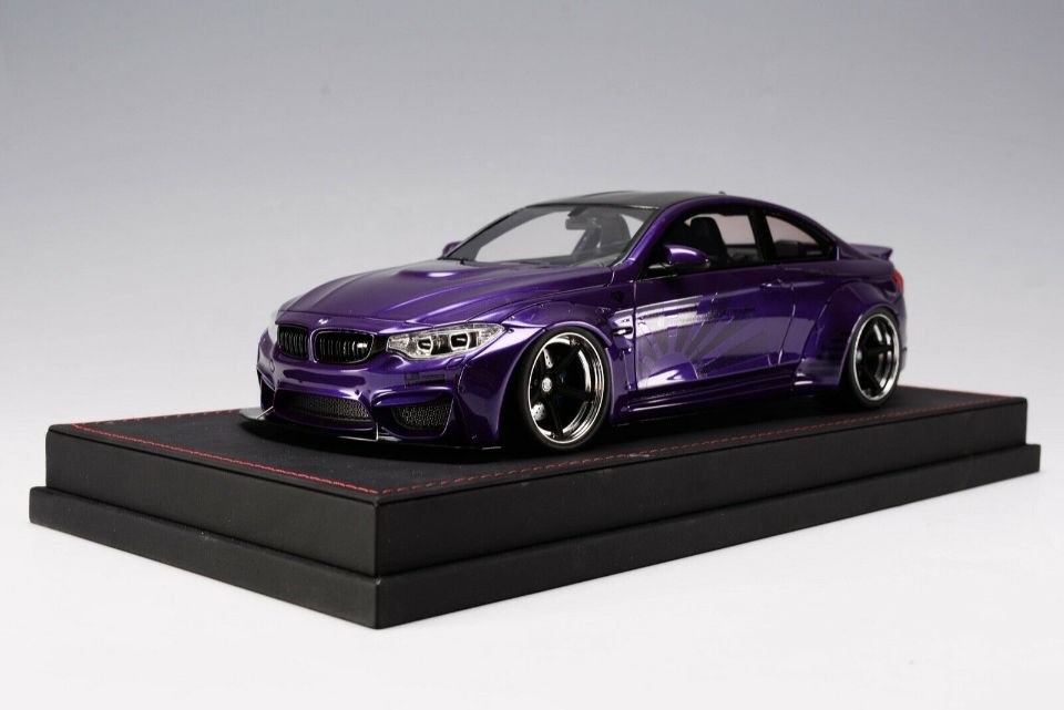 1/18 LB BMW M4 Purple - 【MR BBR MakeUp LOOKSMART D&Gなどのミニカー専門店】 ヴェルデ