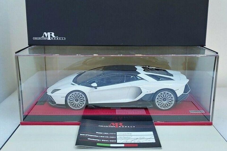1/18 MR Lamborghini Aventador LP 780-4 Ultimae Bianco Isi with
