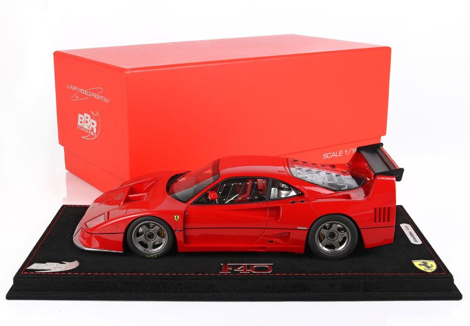 1/18 BBR Ferrari F40 Competizione Rosso Corsa - 【MR BBR MakeUp LOOKSMART  Du0026Gなどのミニカー専門店】 ヴェルデ　