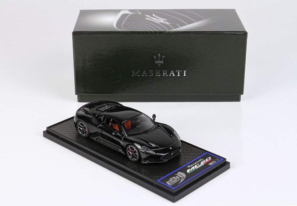 1/43 BBR Maserati MC20 2020 Nero Enigma - 【MR BBR MakeUp