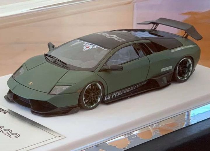 1/43 D&G LB-R 660 Murcielago Zero Fighter Matt Green - 【MR BBR MakeUp  LOOKSMART D&Gなどのミニカー専門店】 ヴェルデ