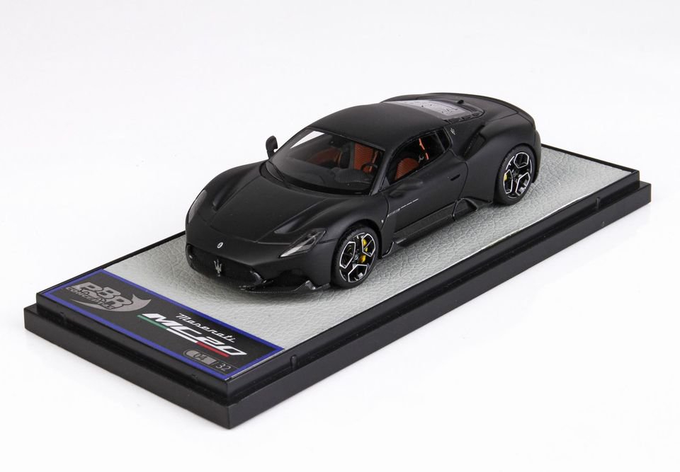 1/43 BBR Maserati MC20 2020 matt black - 【MR BBR MakeUp LOOKSMART  D&Gなどのミニカー専門店】 ヴェルデ