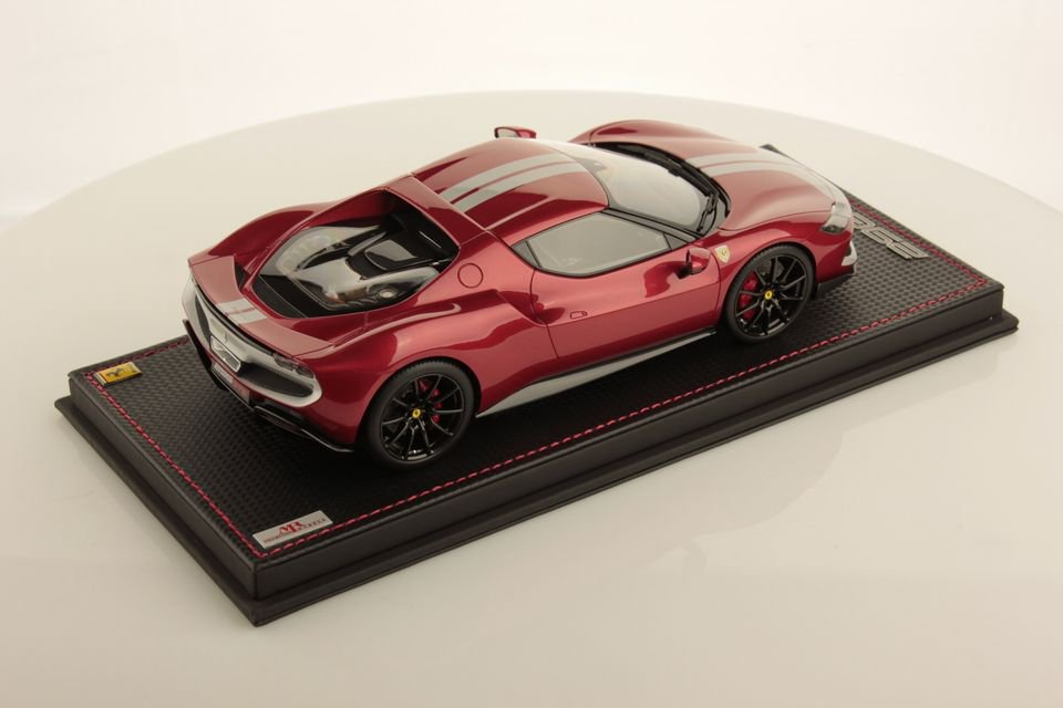 1/18 MR FERRARI 296 GTB Rosso Imola - 【MR BBR MakeUp LOOKSMART