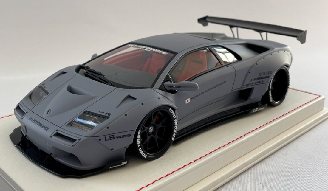 1/18 D&G Lamborghini Diablo 6.0 Concept Liberty walk Zero Grey