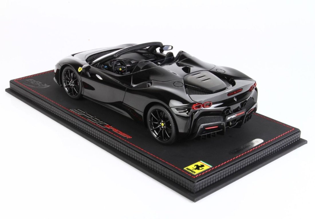 1/18 BBR Ferrari SF90 Spider PACK FIORANO new metallic Black 