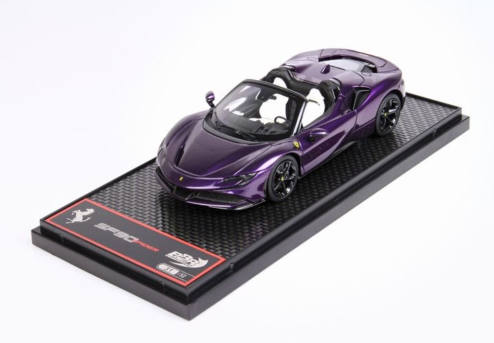 1/43 BBR Ferrari SF90 Spider Purple Hong Kong - 【MR BBR MakeUp LOOKSMART  D&Gなどのミニカー専門店】 ヴェルデ