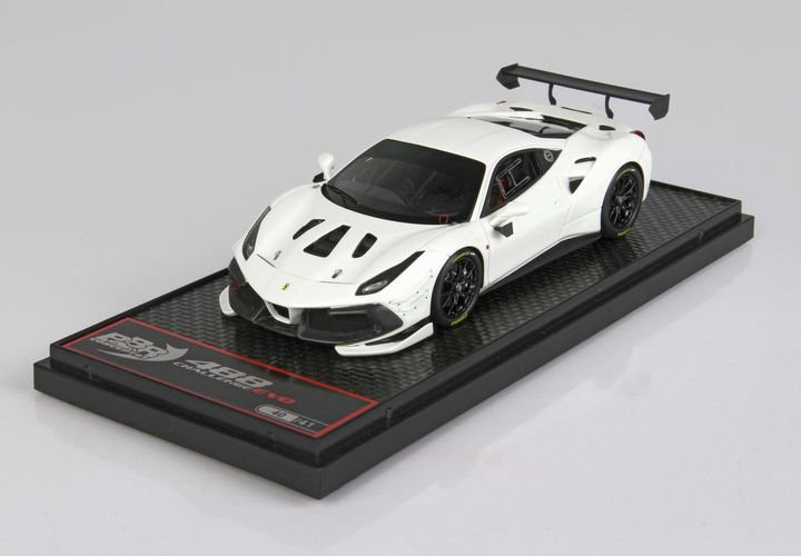 1/43 BBR Ferrari 488 Challenge EVO 2020 awus white - 【MR BBR MakeUp  LOOKSMART D&Gなどのミニカー専門店】 ヴェルデ