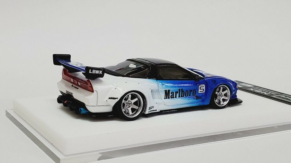 1/64 Veloce Honda NSX NA1 LB Performance Marlboro Blue - 【MR BBR MakeUp  LOOKSMART D&Gなどのミニカー専門店】 ヴェルデ