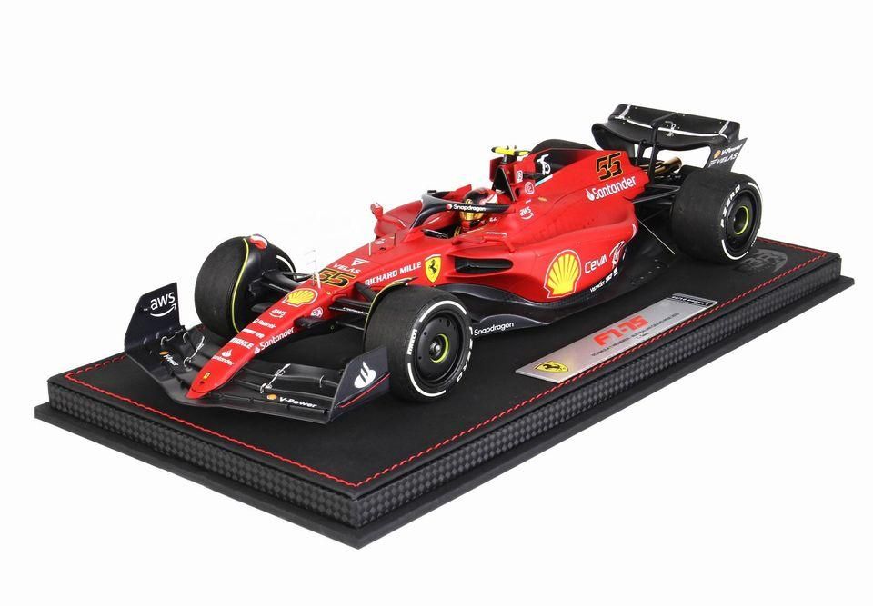 1/18 BBR Ferrari F1- 75 GP Australian 2022 C.Sainz (DIE-CAST