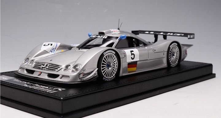 1/18 Ivy Models Mercedes Benz CLR 1999 24 Hours of LeMans Car #5 Leather  Base - 【MR BBR MakeUp LOOKSMART D&Gなどのミニカー専門店】 ヴェルデ