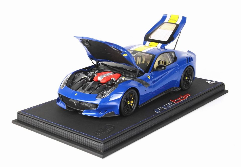 1/18 BBR Ferrari F12 TDF Azzurro Dino - 【MR BBR MakeUp LOOKSMART