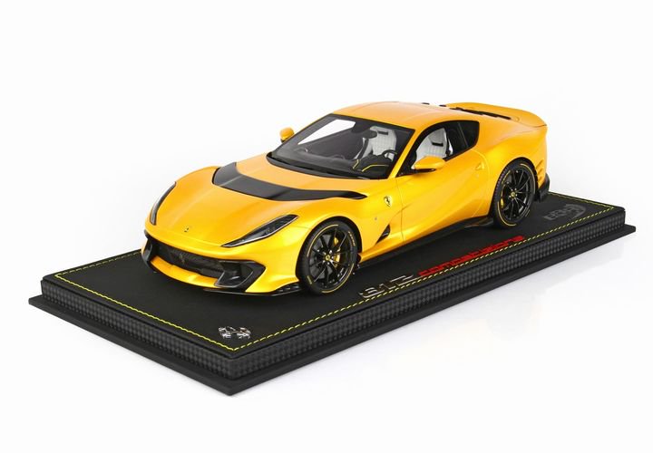 1/18 BBR Ferrari 812 Competizione 2021 yellow Tristrato - 【MR BBR