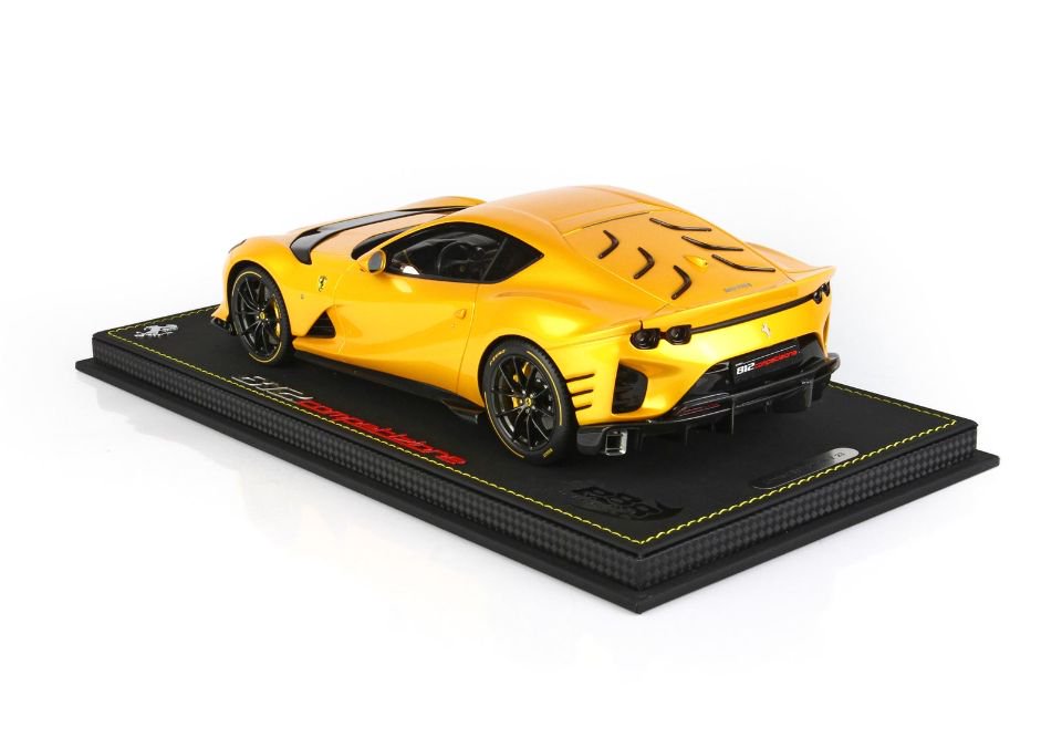 1/18 BBR Ferrari 812 Competizione 2021 yellow Tristrato - 【MR BBR