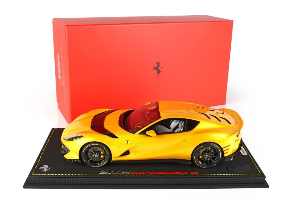 1/18 BBR Ferrari 812 Competizione 2021 yellow Tristrato - 【MR BBR