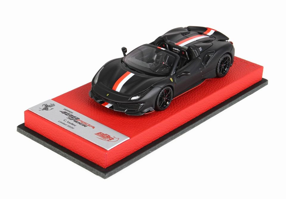 1/43 BBR Ferrari 488 Pista Spider Charles Leclerc - 【MR BBR MakeUp  LOOKSMART Du0026Gなどのミニカー専門店】 ヴェルデ　