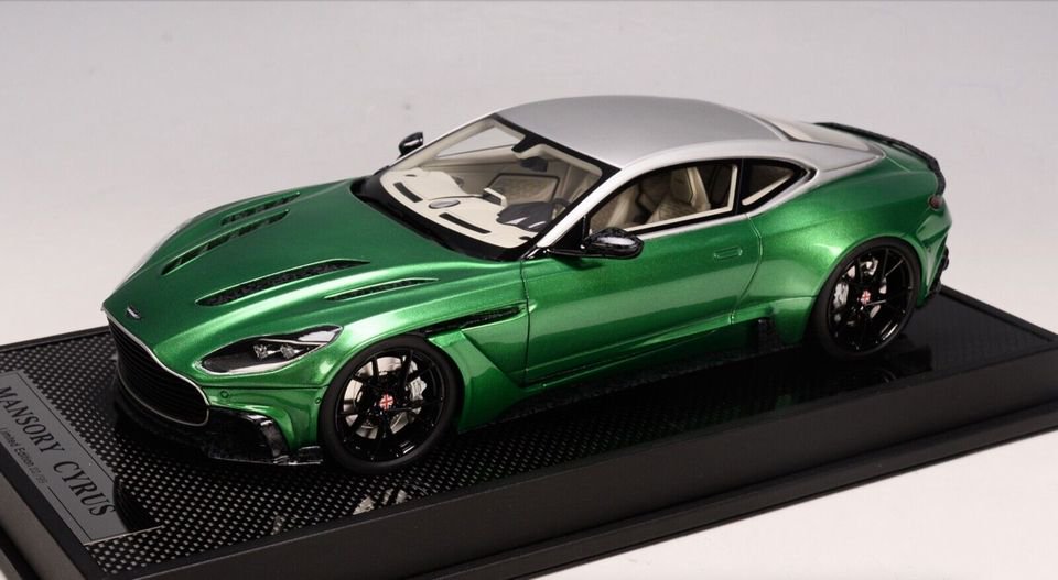 1/18 Timothy&Pierre Aston Martin Cyrus DB11 Mansory Green / Silver and  Carbon parts - 【MR BBR MakeUp LOOKSMART D&Gなどのミニカー専門店】 ヴェルデ