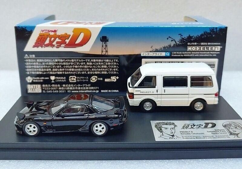 1/64 MODELER'S 岩瀬恭子 RX-7(FD3S) & プロジェクトDサポート